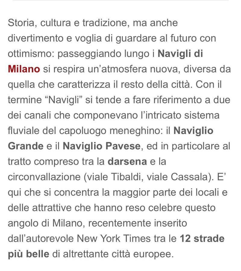 Rodica Comfort Home Milano Navigli Εξωτερικό φωτογραφία